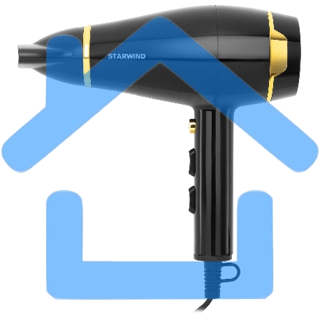Фен Starwind SHD 6063 2200Вт черный/хром-3