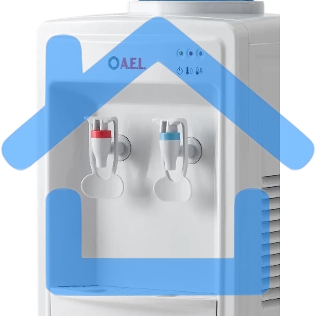 Кулер AEL LD-AEL-718C напольный электронный белый-1