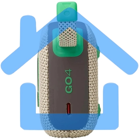 Портативная колонка JBL Go 4 бежевый/зеленый 4.2W 1.0 BT 850mAh (JBLGO4SAND)-4