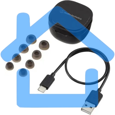 Наушники внутриканальные Audio-Technica ATH-SQ1TW черный беспроводные bluetooth в ушной раковине (80001872)-3