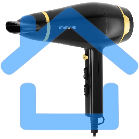 Фен Starwind SHD 6063 2200Вт черный/хром-10