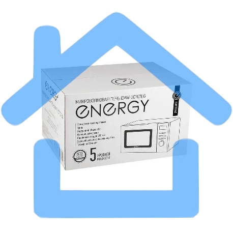 Микроволновая печь ENERGY EMW-20707EG белый, 20 л, 700 Вт, переключатели - поворотный механизм/кнопки-2