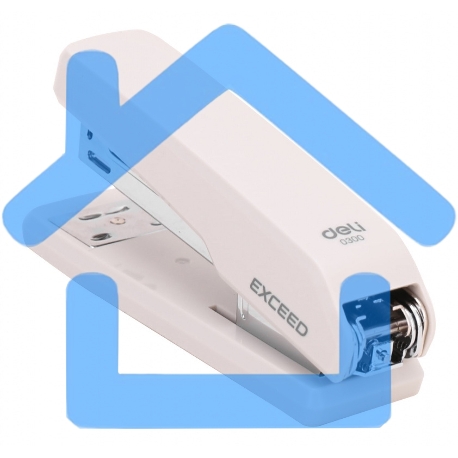 Степлер Deli E0300белый, Exceed 24/6 26/6 (25 листов) белый, 100 скоб, металл/пластик, коробка-3