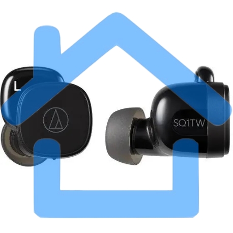 Наушники внутриканальные Audio-Technica ATH-SQ1TW черный беспроводные bluetooth в ушной раковине (80001872)