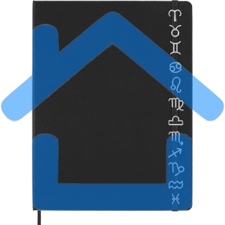 Шильд-символ Moleskine Zodiac Дева, металл, серебристый, коробка с европодвесом, PINVIRGOSILV-1