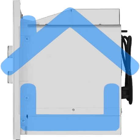 Микроволновая печь встраиваемая Maunfeld MBMO.20.1PGW белый, 20 л, 800 Вт, переключатели - поворотный механизм-7