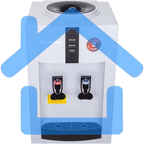 Кулер Aqua Work 16LR напольный компрессорный белый/черный-4