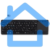 Клавиатура Оклик K614W черный USB беспроводная slim Multimedia Touch (1979327)