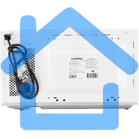 Микроволновая печь SunWind SUN-MW051 белый, 20 л, 700 Вт, переключатели - поворотный механизм-1