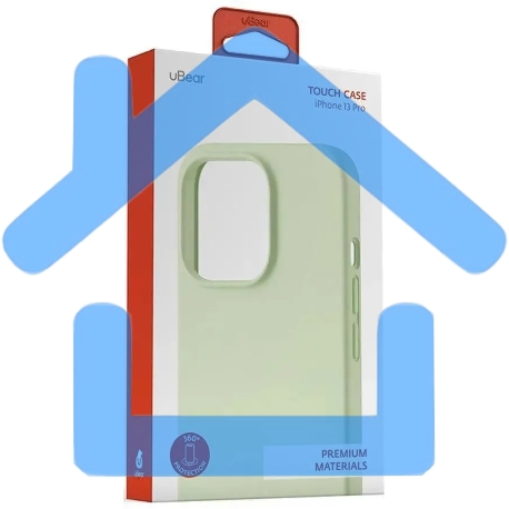 Чехол (клип-кейс) UBEAR Touch Case, для Apple iPhone 13 Pro, светло-зеленый cs105lg61pth-i21-4