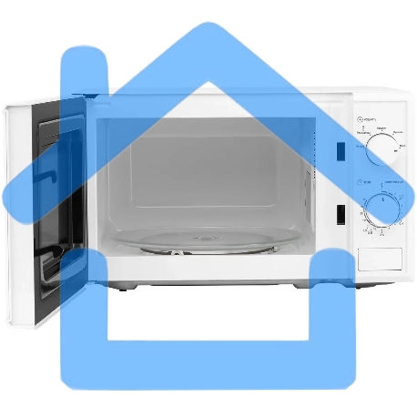 Микроволновая печь SunWind SUN-MW051 белый, 20 л, 700 Вт, переключатели - поворотный механизм-3