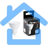 Лампа светодиодная FERON PRO LB-1610 (38160) 10 вт 230в GU5.3 дневной