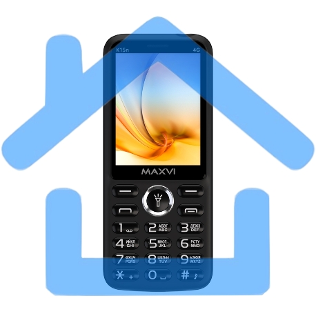 Мобильный телефон Maxvi K15n 4G черный-1