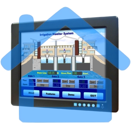 Промышленная мониторная панель 12.1