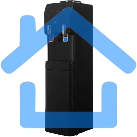 Кулер Hyundai H-WD4240E напольный электронный черный-1