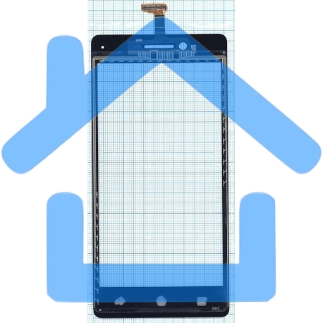 Сенсорное стекло (тачскрин) для OPPO R1, белое-1
