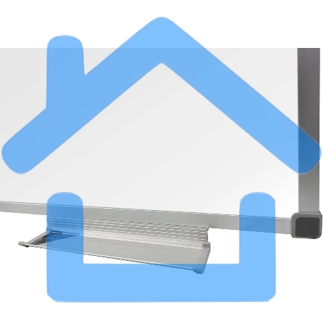 Доска магнитно-маркерная Silwerhof, лак, белый 90x120см, алюминиевая рама-3