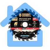 Пильный диск по дереву с гвоздями Denzel ф190 х 30 мм, 24 зубов 733957