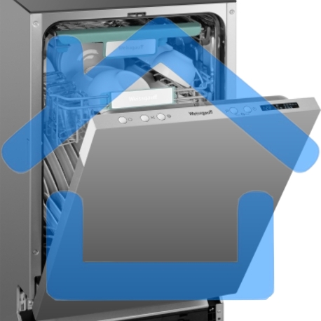 Встраиваемая посудомоечная машина Weissgauff BDW 4533 D Timer Floor, серый, 44.8 см, 10 компл., 47 дБ, класс A+++-1