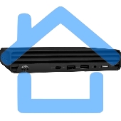 Неттоп HP 260 G9 Mini i5 1335U (1.3) 8Gb SSD 512Gb Iris Xe FreeDOS GbitEth WiFi BT 65W kbNORUS мышь клавиатура черный (9H6E6ET)