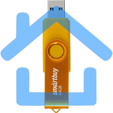 Флешка USB Smartbuy R/W (SB064Gb2TWY) UFD 2.0 064Gb,Twist Yellow желтый-3