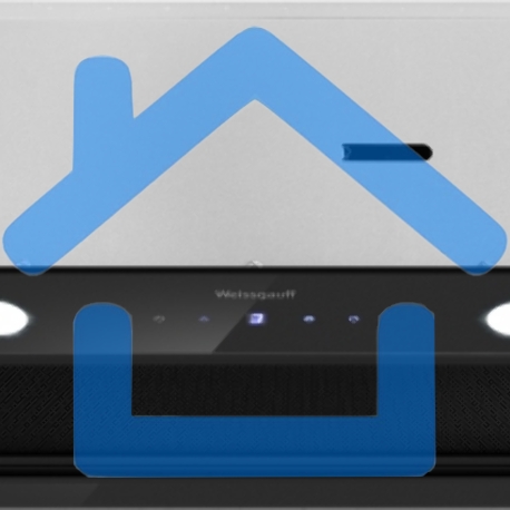 Вытяжка встраиваемая Weissgauff Dubhe 600 Black Touch черный-1