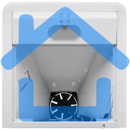 Вытяжка каминная Elikor Сатурн 50П-180-В1Л белый, 49 см, 180 куб. м/ч, 48 дБ-2