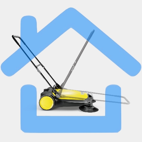 Подметальная машина ручная Karcher S 4 20 л, 1800 м²/ч-7