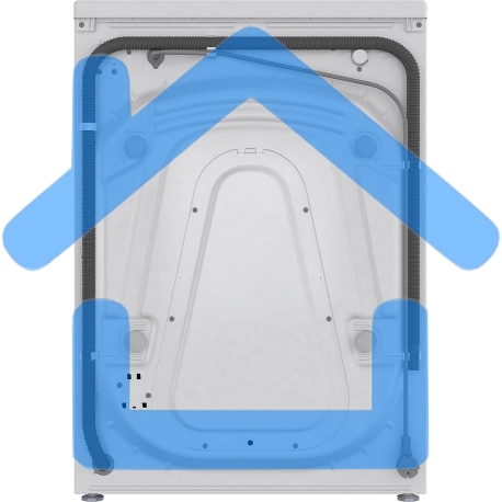 Стиральная машина Gorenje W1NHPI60SCS белый, загрузка фронтальная 6 кг, 1000 об/мин., класс: А-18