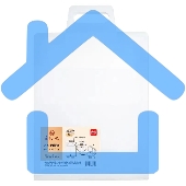 Папка-портфель Deli 72610 7 отделений, A4 полипропилен прозрачный