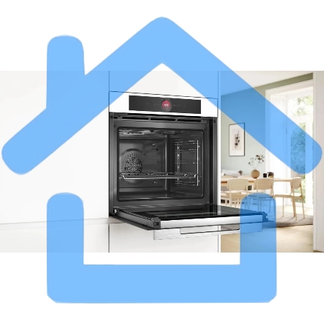 Духовой шкаф Электрический Bosch HBG7741W1 белый-1