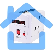 Стабилизатор напряжения PowerMan AVS 1500 E белый