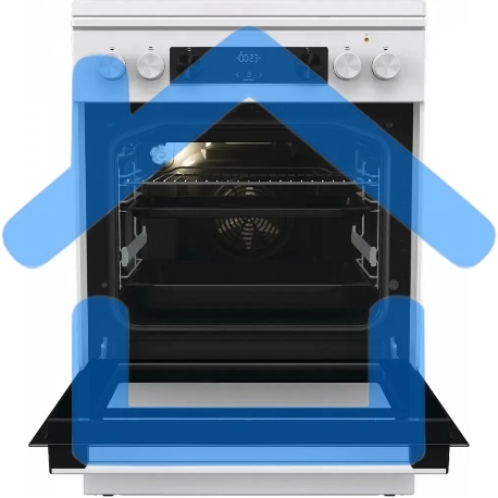 Плита комбинированная Gorenje GKS6C71WF белый, конфорок 4 газовых, духовка 71 л, 60 см x 85 см x 60 см-7