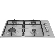Встраиваемая газовая варочная поверхность Beko HIGG 641C3 SX, Нержавеющая сталь