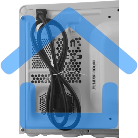 Микроволновая печь Hyundai HYM-M2097 белый, 20 л, 700 Вт, переключатели - поворотный механизм-1