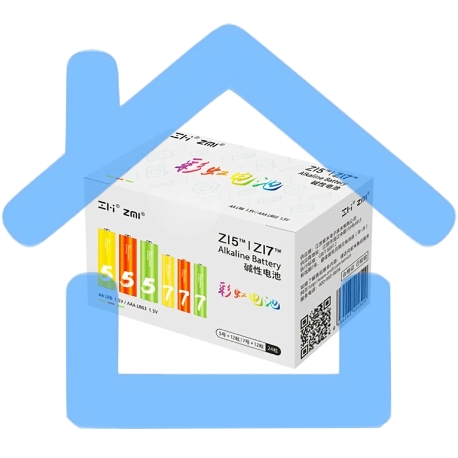 Батарея CUKTECH AA+AAA rainbow alkaline 12 AA+12 AAA