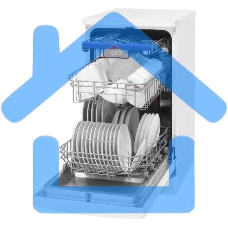 Посудомоечная машина Hansa ZWM456WEH, белая, 45 см, 10 компл., 49 дБ, класс A++-6