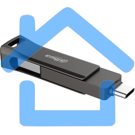 Флеш Диск Dahua P629 256Gb <DHI-USB-P629-32-256GB>, USB3.2, TYPE-C, металлическая