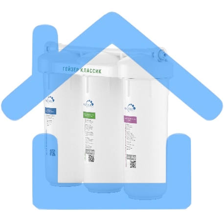 Трехступенчатый фильтр Гейзер Классик Ж для очистки жесткой воды (11044)-3