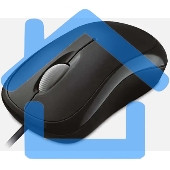 Мышь проводная Microsoft Basic Optical Mouse черный, 1000 dpi, USB, кнопки - 3