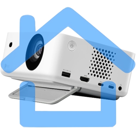 Лазерный проектор Optoma ML1080 DLP, 1200 Lm; Full HD (1920х1080); 3000000:1; Корр. трап +/-40 авто;TR 1,2:1;HDMI v2.1 x1;USB-C x1;AudioOut 3,5mm x1;USB-C power x1;USB-A power 5A x1;USB-A power 0,5A x1; RS232 (mini USB); 3W; 28/24 dB; 1kg; сумка-4