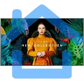 Панель Samsung QM65C черный, 65