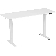 Стол для компьютера Cactus CS-EDL-WWT столешница ДСП, белый каркас белый