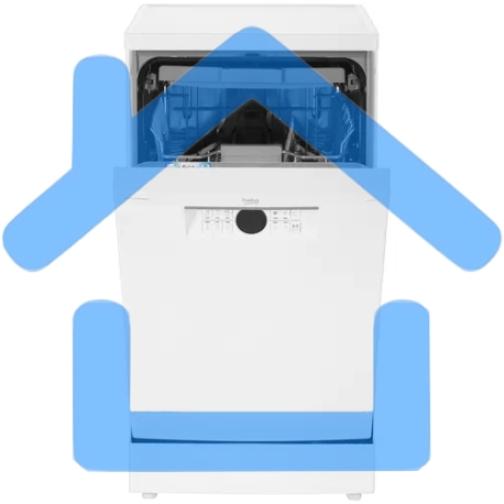 Посудомоечная машина Beko BDFS26120WQ, белая, 44.8 см, 11 компл., 46 дБ, класс A