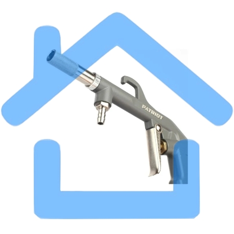 Пистолет пескоструйный для пневмоинструмента Patriot GH 166B 300л/мин 2м серый-1