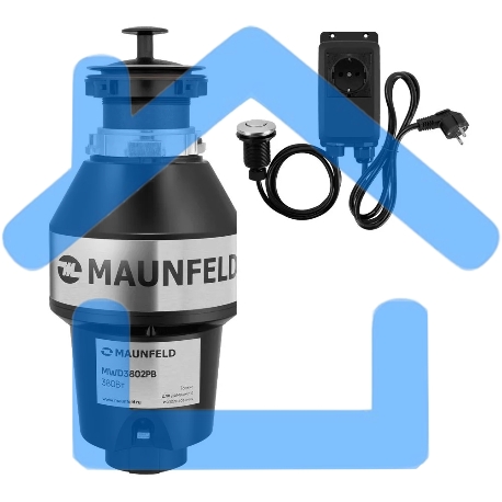 Измельчитель пищевых отходов с пневмокнопкой Maunfeld MWD3802PB-4