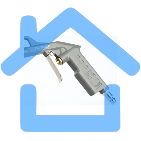 Пистолет пескоструйный для пневмоинструмента Patriot GH 166B 300л/мин 2м серый-2