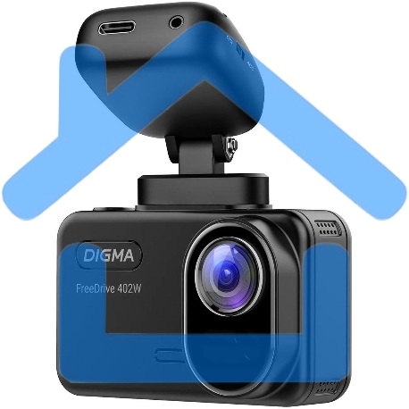 Видеорегистратор Digma FreeDrive 402W черный 8Mpix 2160x3840 170гр. SA 223-16