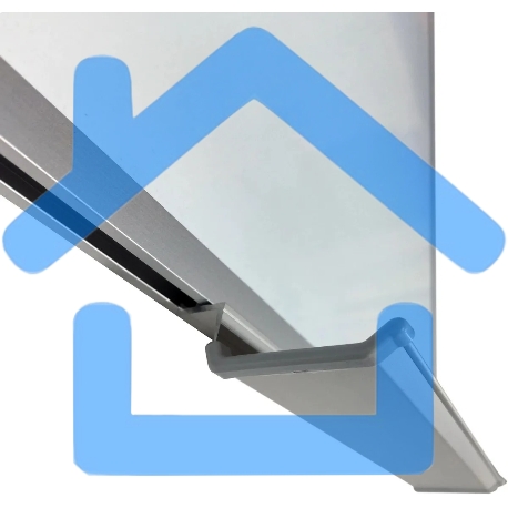 Доска магнитно-маркерная Silwerhof, лак, белый 60x90см, алюминиевая рама-2