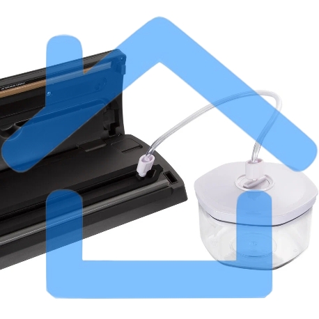 Вакуумный упаковщик Redmond RVS-M020 120Вт серебристый/черный-2